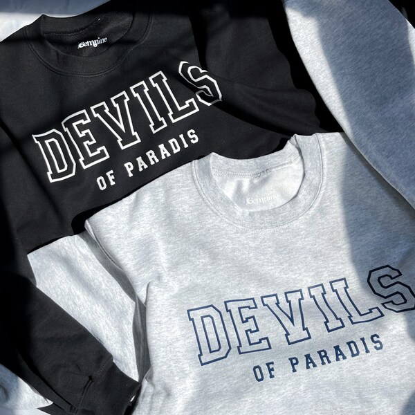 AOT Devils of Paradis: Varsity Version College Sweatshirt | Crewneck | Subtle Anime Merch
