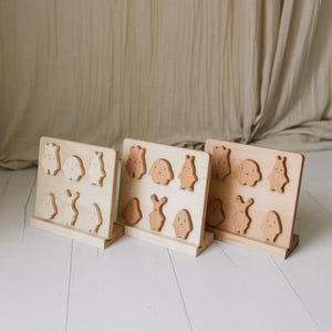 Montessori Holzpuzzle: Emotionales Lernspielzeug für Kleinkinder