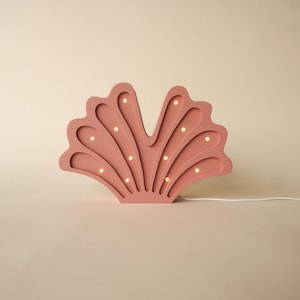 Lámpara de mesa de madera con forma de hoja de ginkgo, luz nocturna LED, decoración personalizada para habitación infantil, luz nocturna de madera, lámpara infantil, lámpara de hoja