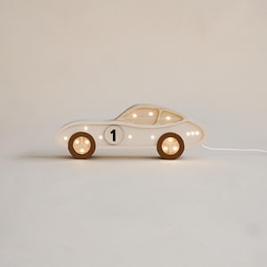 子供用木製車用ランプ、子供用ギフト、ベビーシャワー、子供用ナイトランプ、新築祝いギフト、ベビーギフト、ウォールアート