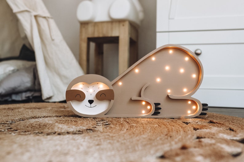 Lampe pour enfants paresseux - Créatrice ETSY : RoomGAGA