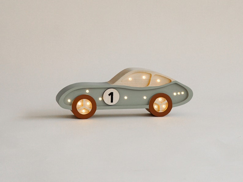 Lampe pour enfant voiture - Créatrice ETSY : RoomGAGA