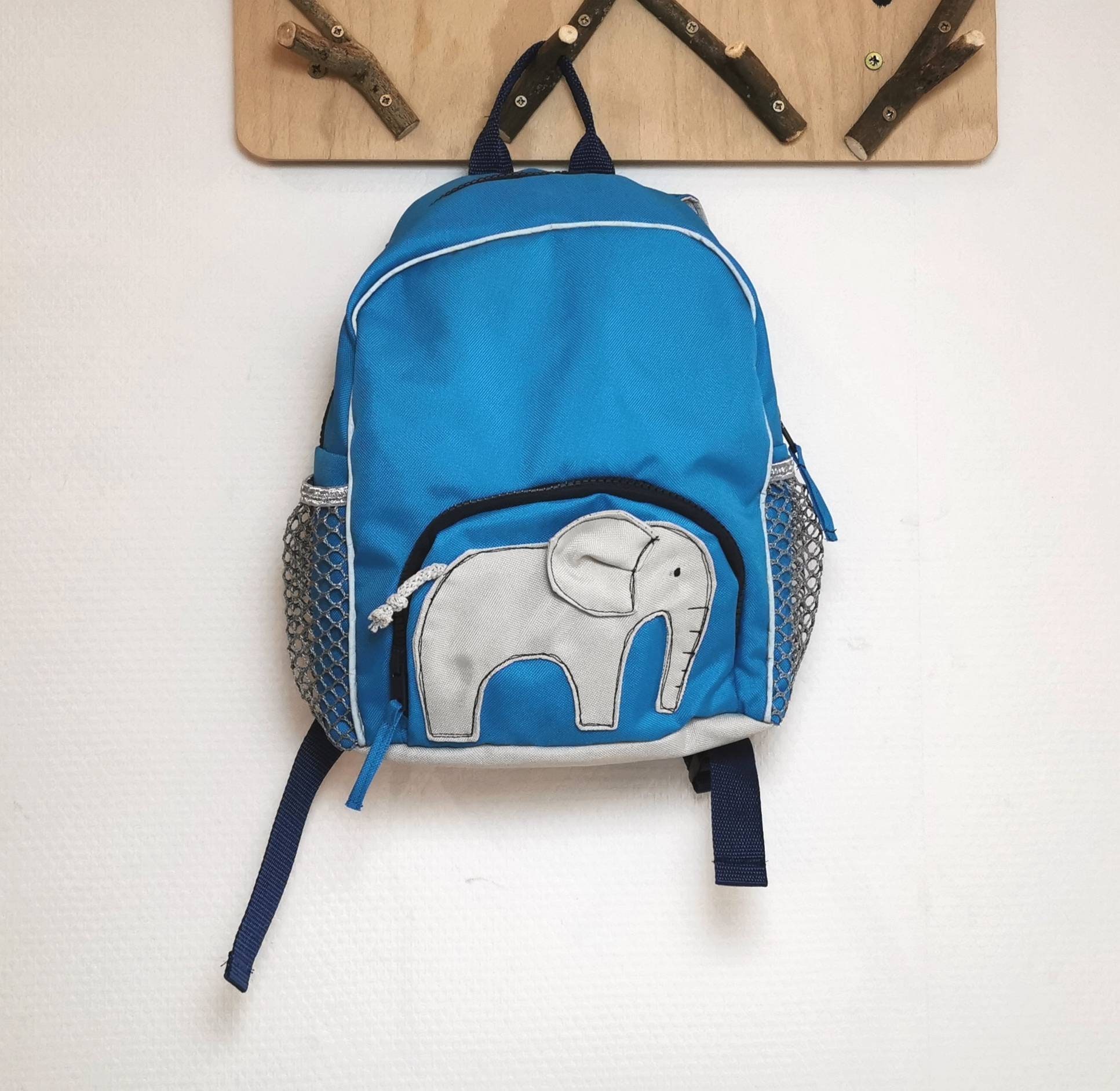 Nursery backpack with cute elephant applique children's Etsy