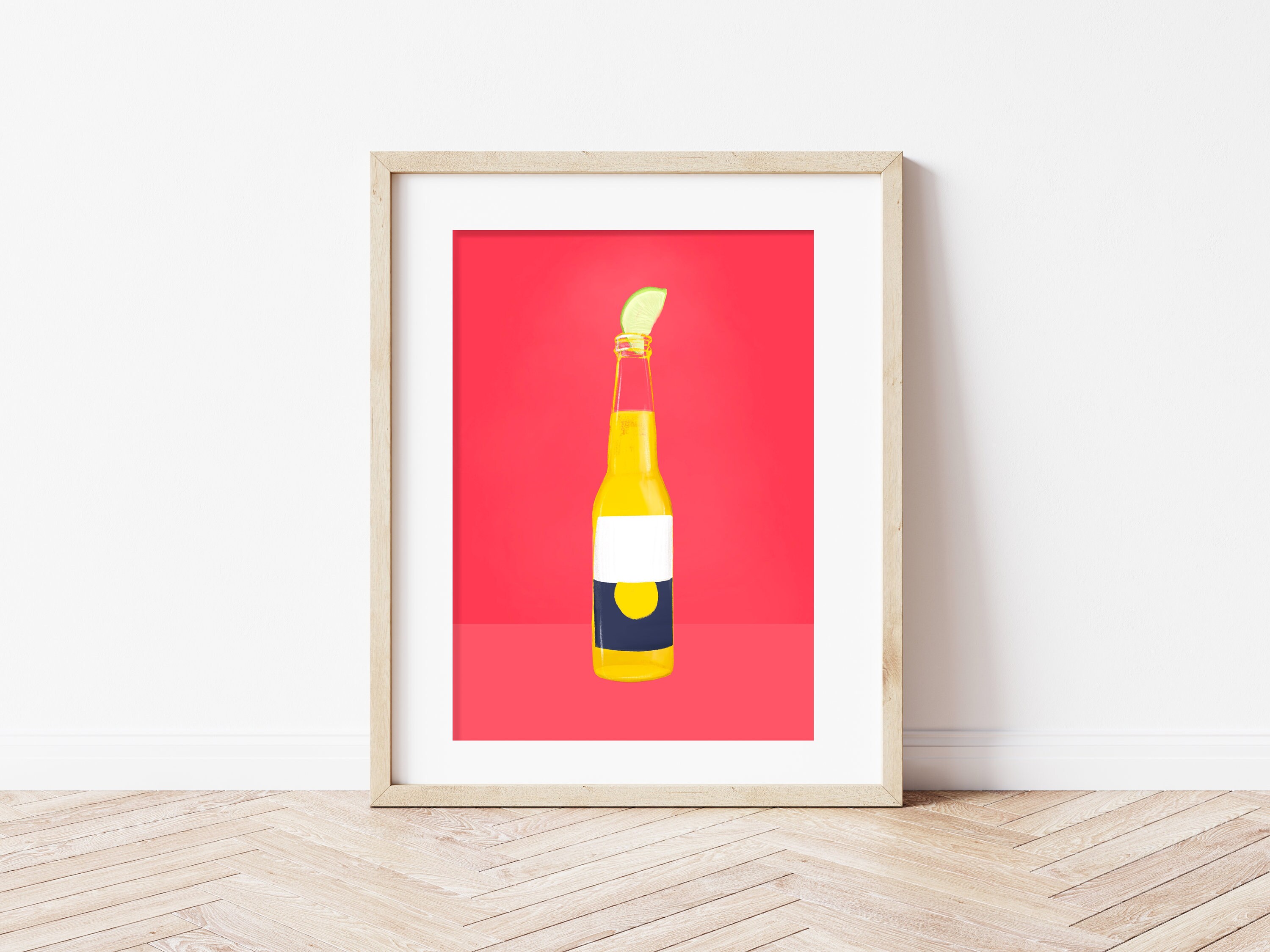 Corona Beer Print