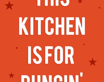 Digital Download - This Kitchen Is For Duncin’ | Scottish Art | Doric | Scotland | Kitchen Print