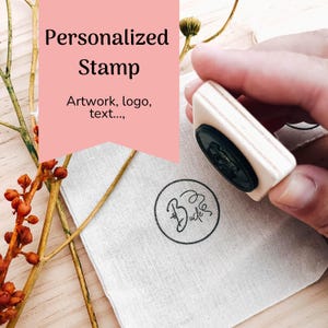 Carimbo personalizado, carimbo com logotipo personalizado, carimbo de embalagem para o seu negócio.