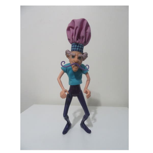 Vintage 80's Strawberry Shortcake Purple Pie Man Doll / Action Figure | Blue Box Doll | Strawberry Shortcake | 80's Toy | 80's Action Figure