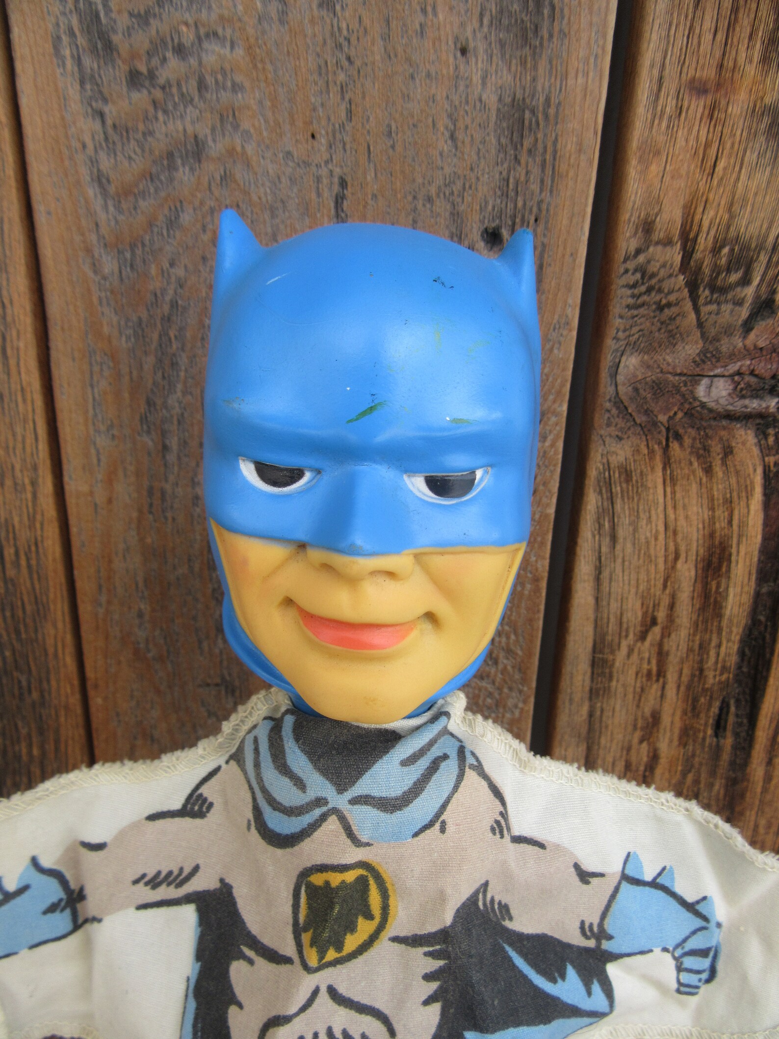 Vintage 1960s Batman Hand Puppet Ideal Batman Hand Puppet Etsy