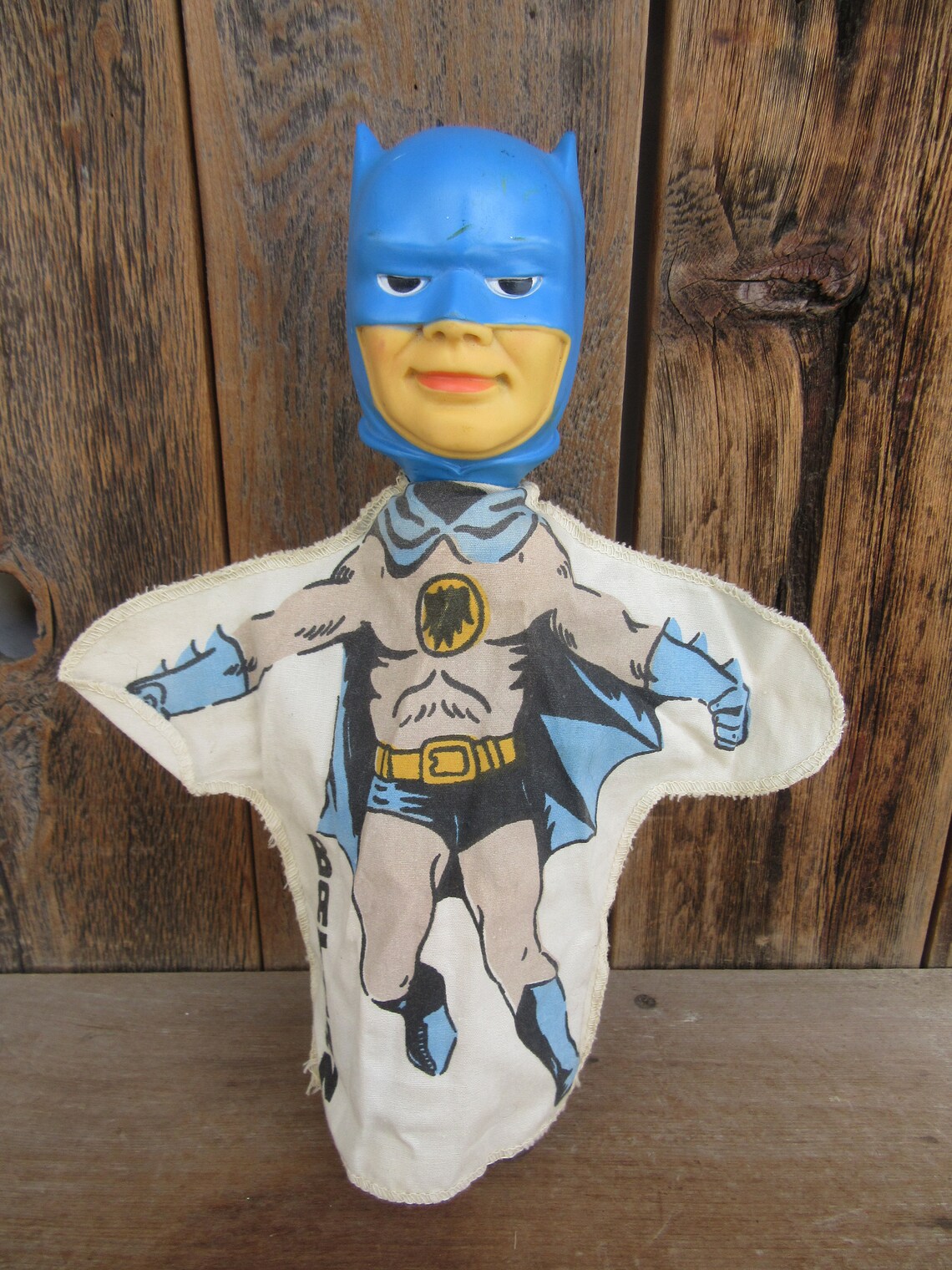 Vintage 1960s Batman Hand Puppet Ideal Batman Hand Puppet Etsy