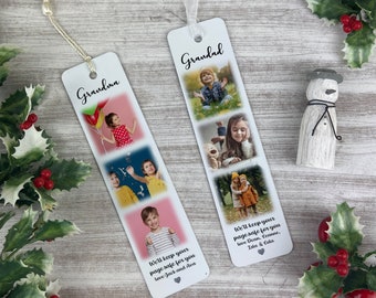 Personalised Photo Bookmark, Metal Photo Bookmark, Gift For Grandma, Gift for Grandad, Christmas Gift, Personalised Gift, Gift For Her