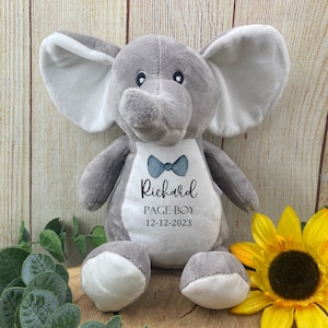 Page Boy Gift, Regalo del giorno del matrimonio, Grazie Page Boy, Orsacchiotto, Peluche, Plushie, Orsacchiotti animali, regalo di ringraziamento