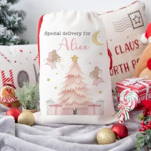 Christmas Sack, Personalised Santa Sack, Sack For Christmas Presents, Christmas Eve Sack, First Christmas, Christmas Present Sack