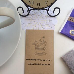 Tea-Riffic Mini Envelope with Tea Bag for Teacher, Sister, Mum, Dad, Friend etc Great Little Gift for Tea Lovers, Tea, Tea Lover, Teaba image 3