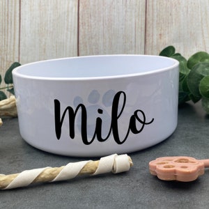 Personalised Dog Bowl, Custom Dog Bowl, Dog Food Dish, Puppy Bowl, Cute Dog Bowl, Ceramic Dog Bowl, Pet Bowl, Water Bowl, Gift For Dog