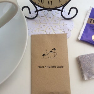 Tea-Riffic Mini Envelope with Tea Bag for Teacher, Sister, Mum, Dad, Friend etc Great Little Gift for Tea Lovers, Tea, Tea Lover, Teaba image 4