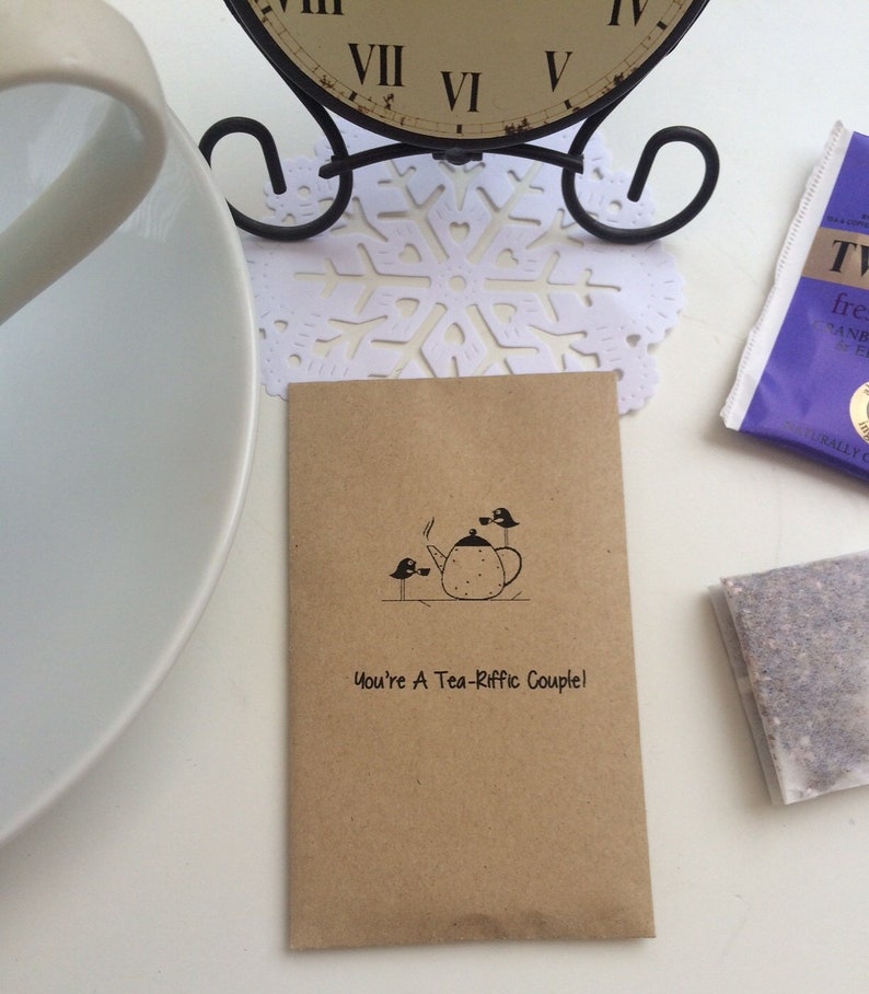 Tea-Riffic Mini Envelope with Tea Bag for Teacher, Sister, Mum, Dad, Friend etc Great Little Gift for Tea Lovers, Tea, Tea Lover, Teaba image 4