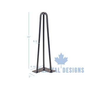 16&quot; Hairpin Furniture Legs, Set/4