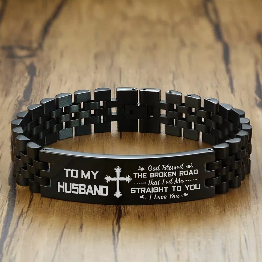 To My Husband Bracelets, Gifts for Husband, Gifts for Husband Birthday Anniversary Gift From