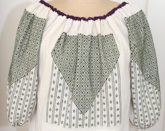 Romanian vintage traditional blouse