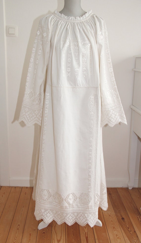 Vintage Romanian traditional dress from Transylvan
