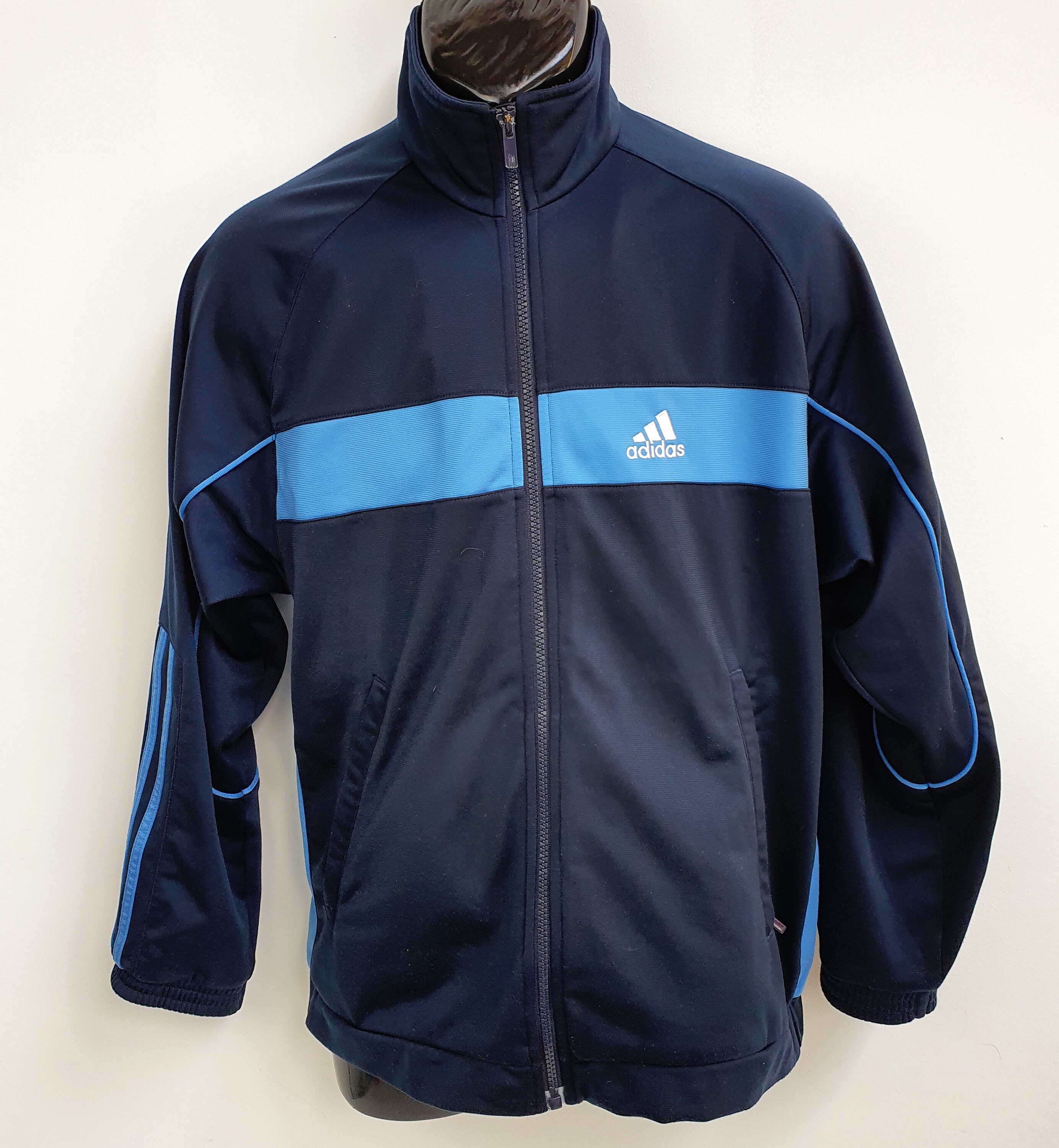 Adidas full zip sweatshirt track top vintage AGC005 size | Etsy