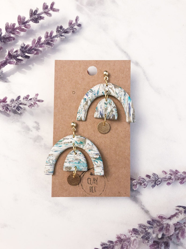 Polymer Clay Statement Earrings The Hattie