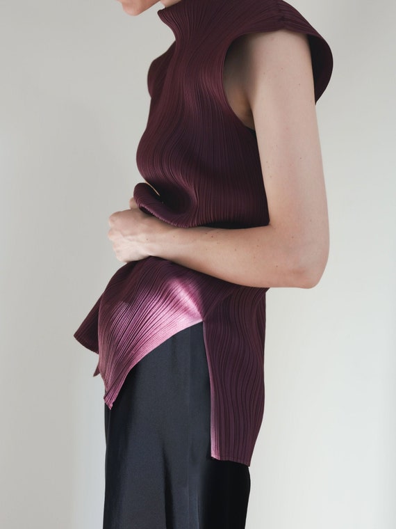 Issey Miyake Pleats Please long tunic