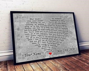 All Of Me Lyrics Etsy