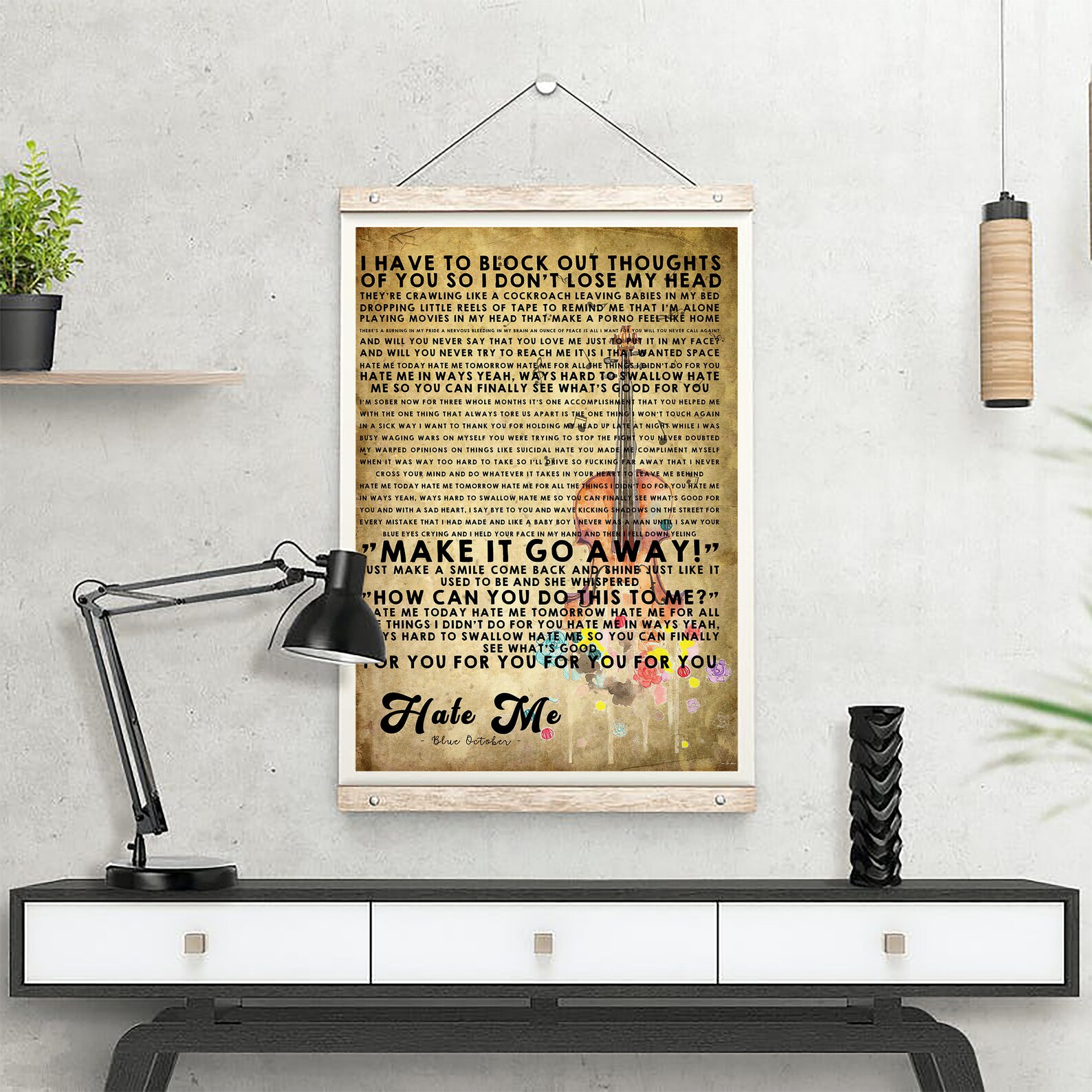Hate Me Blue October Lyrics Song Song Poster Canvas Álbum de Etsy Hate Me Blue October Lyrics Song Song Poster Canvas Álbum de Etsy