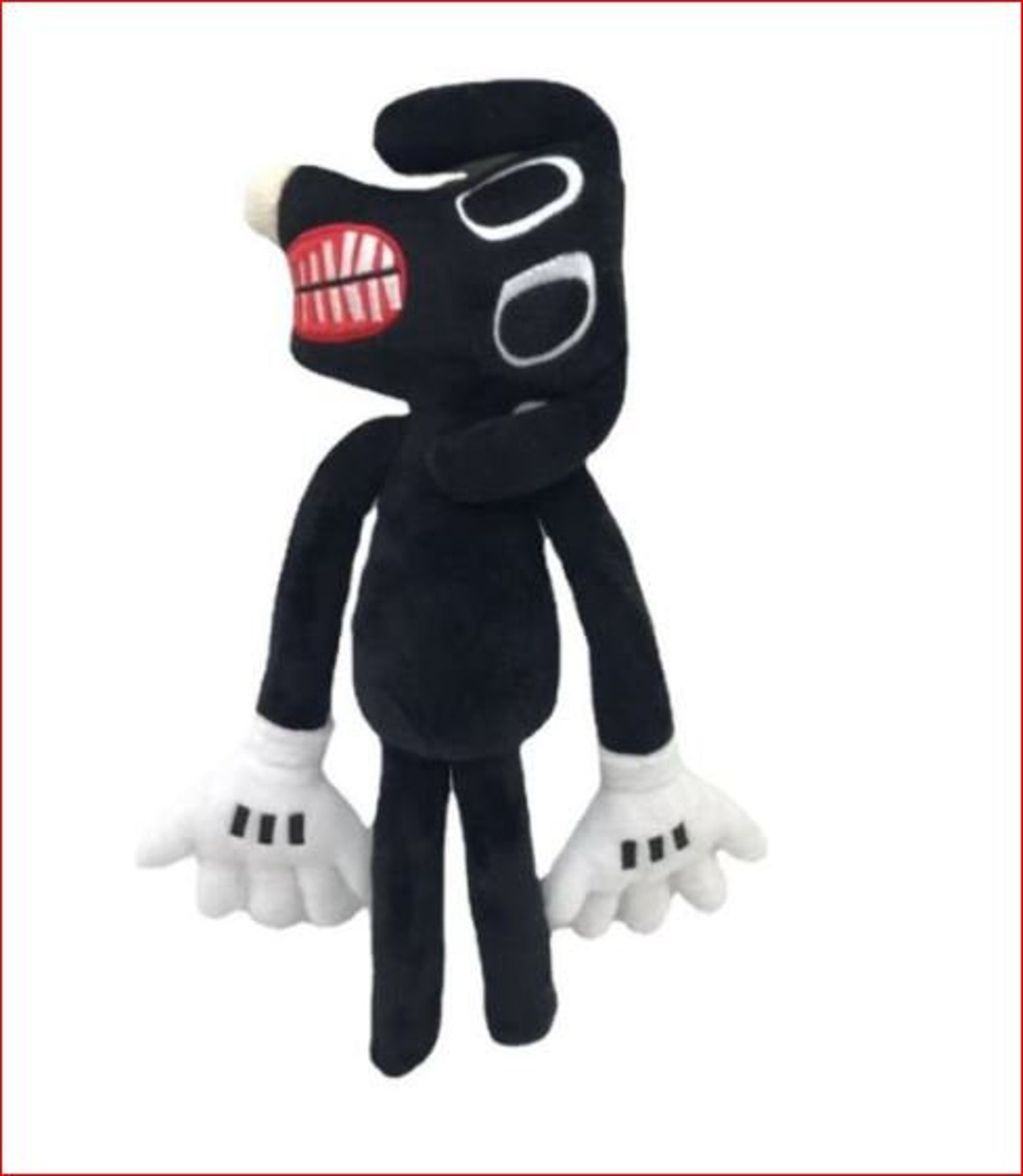 40cm Siren Head Plush Toy White Black Sirenhead Stuffed Doll Etsy