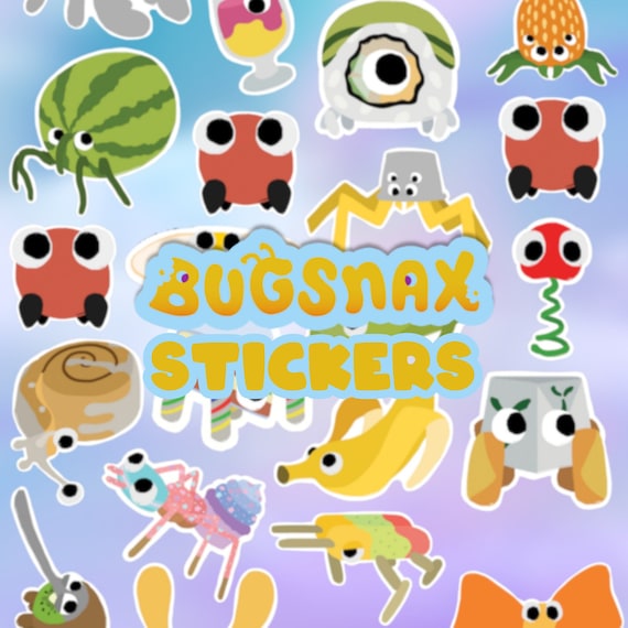 Bugsnax Stickersvideo Game Stickersbugsnax Sticker Setsticker  Packstickerswaterproof Stickerwater Bottle Stickercute Stickerbunger 