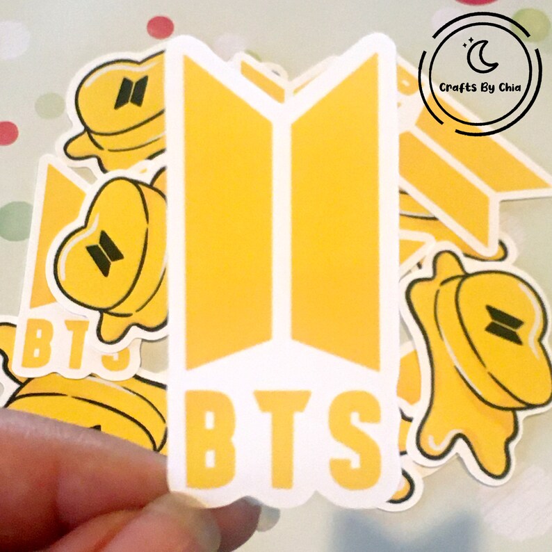 BTS Butter Stickersbts Logo Stickersbts Butter Holographic Etsy