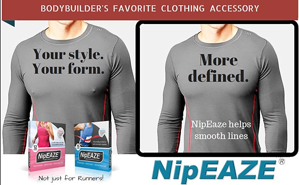 NipEaze - The Original Sports Nipple Cover - Nipple Chafing