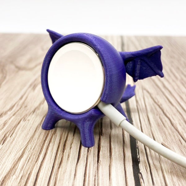 Apple Watch Charger Stand/Cover - Winged Creature, bat, 3D Printed Accessory