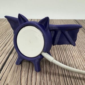 Soporte/Cubierta del cargador del Apple Watch - Estilo murciélago, accesorio impreso en 3D