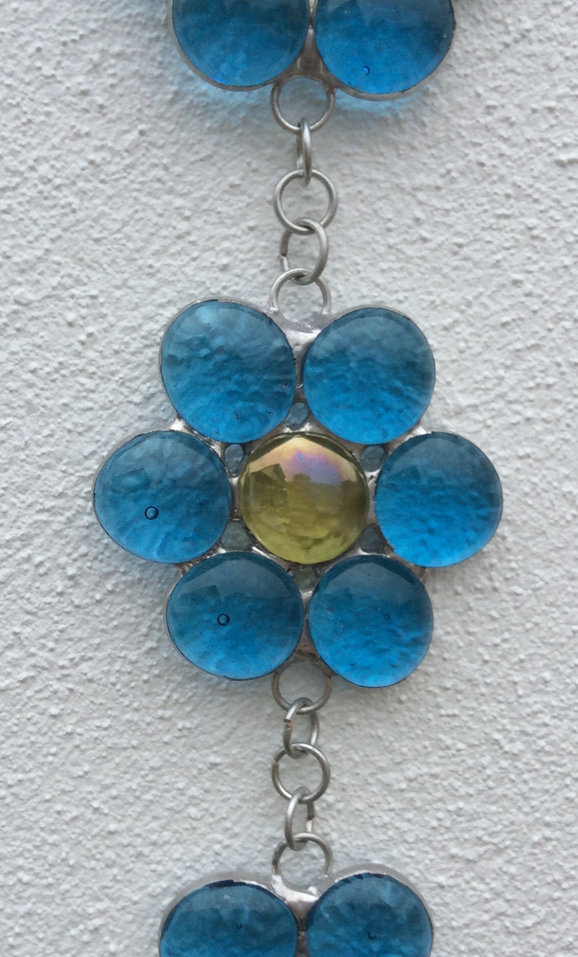 Stained Glass Daisy Chain Suncatcher Daisy Chain Gift Hanging Etsy