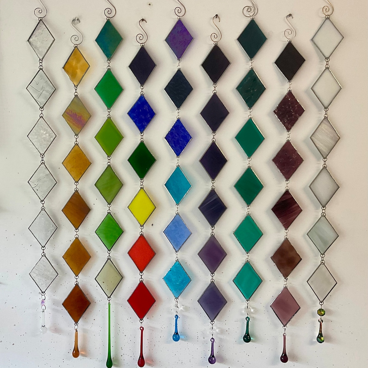 Stained Glass Suncatcher - Amber