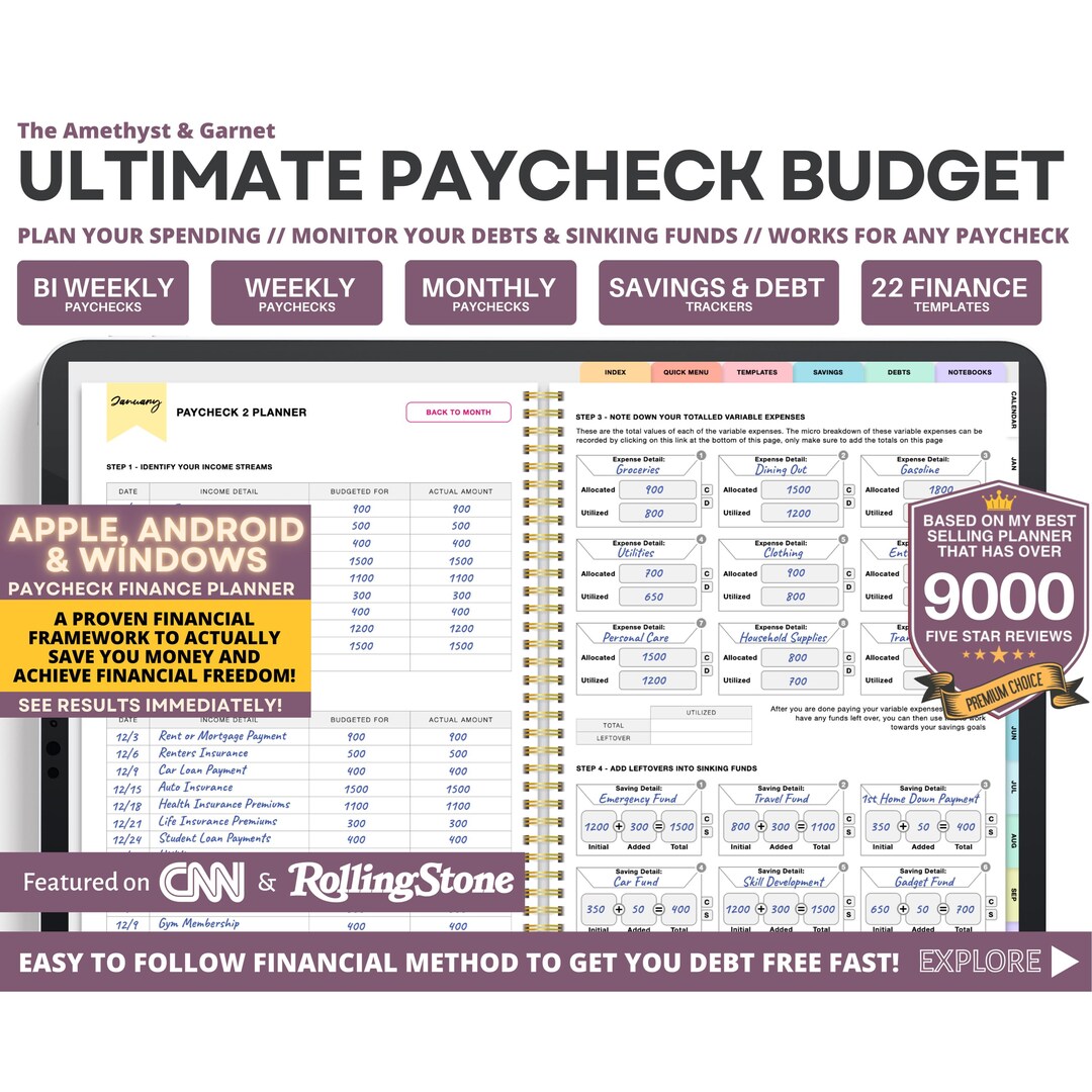 thumbnail image 2 of WEMATE Budget Planner, Monthly Budget Book With Lock, Expense & Bill Tracker, Undated Financial Planner Account Book Take Control Money Black 13394344 0094 4a20 952d 566be48a1d1b.e6ed8de45668d107d470630cbfd6e1fe 2 of 12
