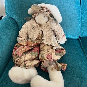 Vintage Pre-Hallmark Bunnies by the Bay Bunny Plushie Limited Edition
