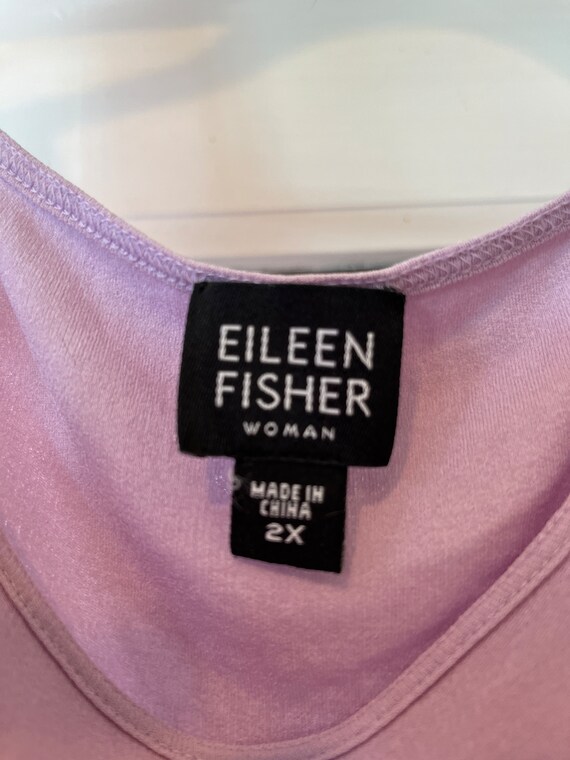 Eileen Fisher 2X Knitted Silk Shell Sleeveless Bl… - image 2
