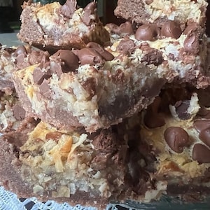 German Chocolate Cookie Bars