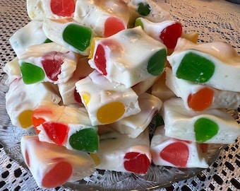 Gumdrop Nougat Candy, Individually Wrapped, Soft and Chewy Treats