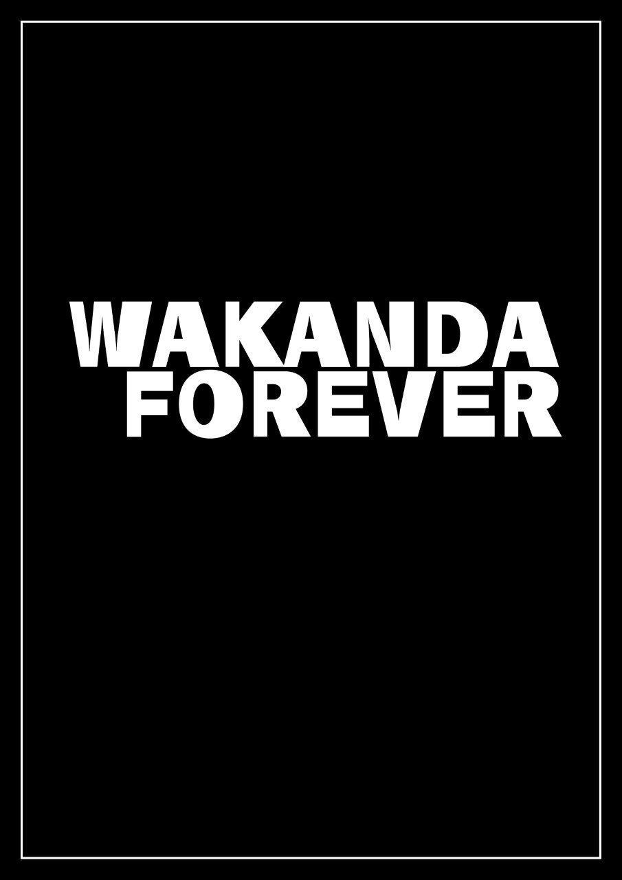 Wakanda Forever Quote Print Marvel Avengers Pantera Negra | Etsy