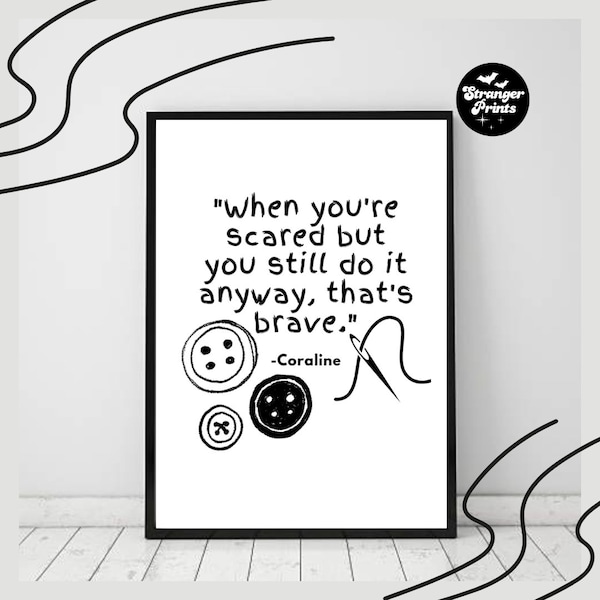 Coraline Quote Prints - Etsy