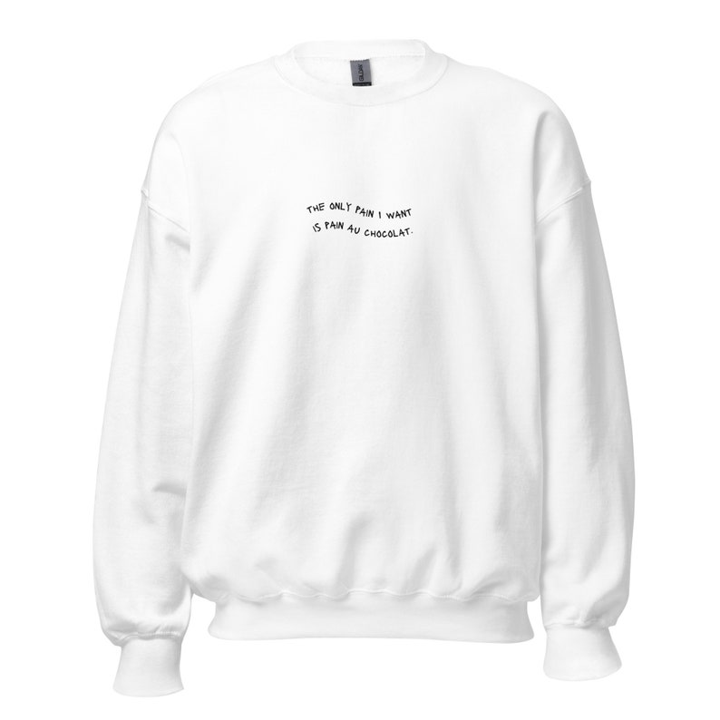 The Only Pain I Want is Pain Au Chocolat Pastry Pullover // - Etsy