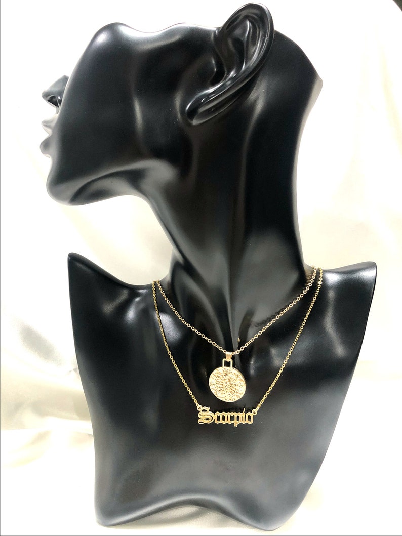 Birthday Gift,Handmade Jewelry-Scorpio Custom Jewelry Zodiac Necklace Gifts for Her Zodiac Jewelry,Personalized