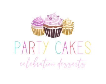 Sweet Bakery Logo Template – Editable Canva Mini Branding Kit for Cake Makers, Bakers & Home Bakery Businesses