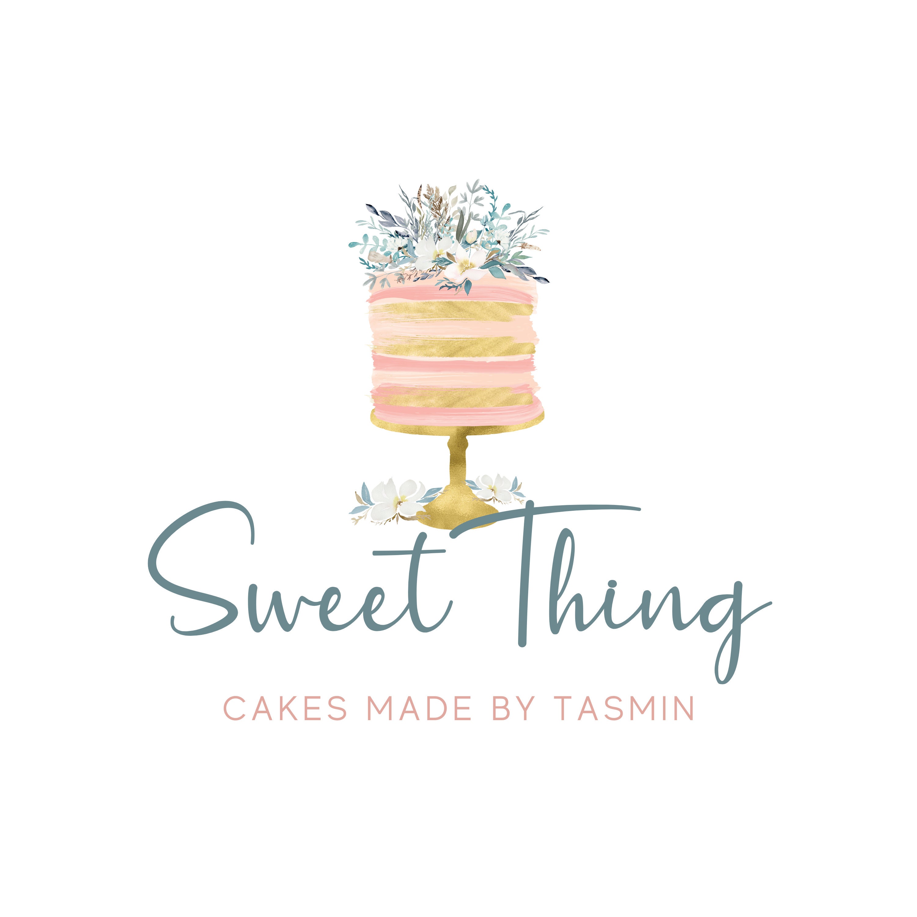 Cake Logo Bakery Logo Wedding Cake Logo Cookery Logo | Etsy UK