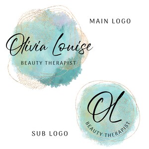 Stunning Turquoise Logo - Canva Template – Instant Download Editable ...