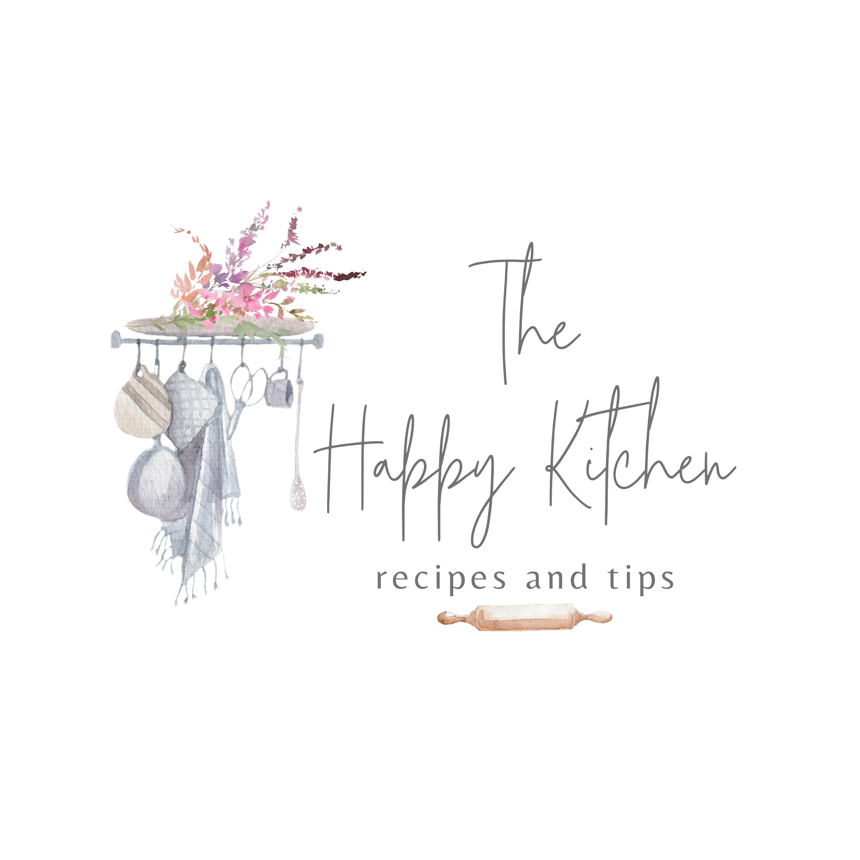 Kitchen Logo Baking Logo Food Blogger Logo Etsy